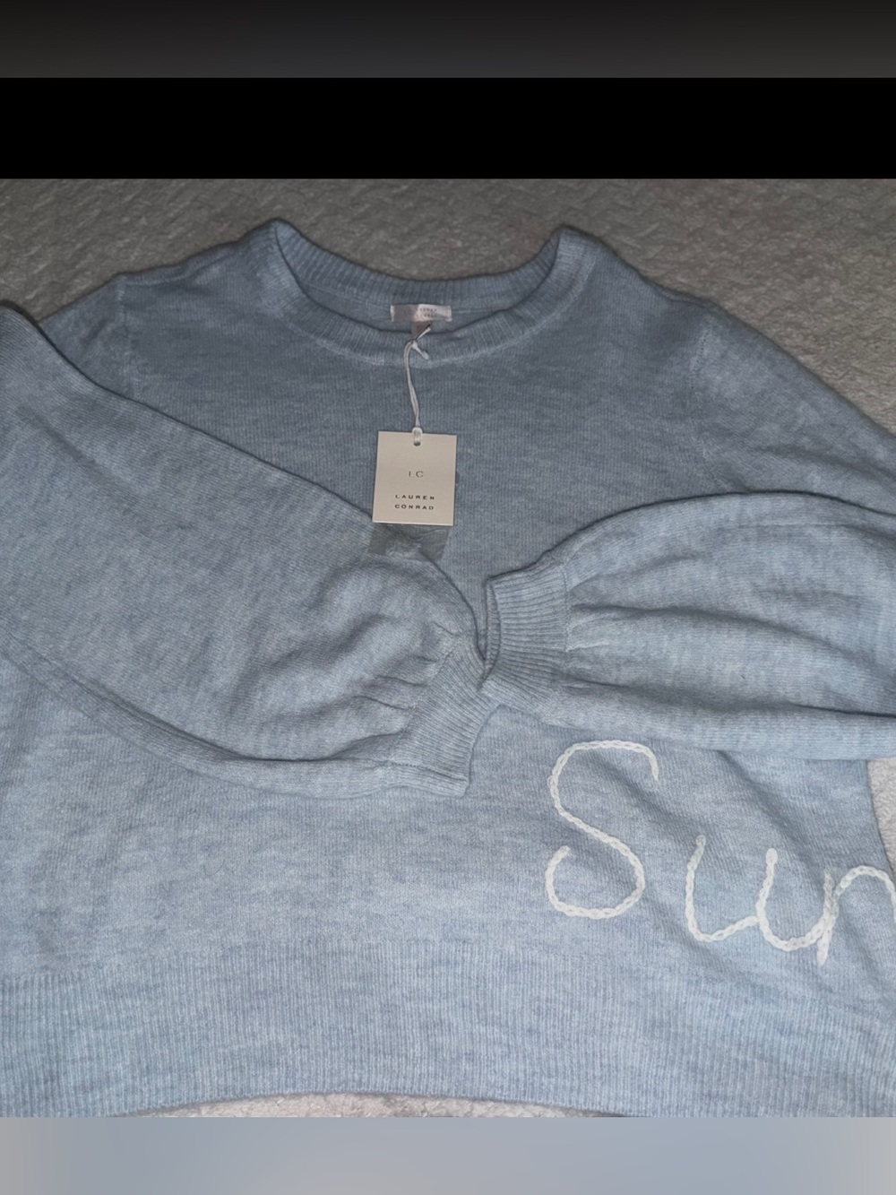 NWT! LAUREN CONRAD SUNDAY SWEATER
